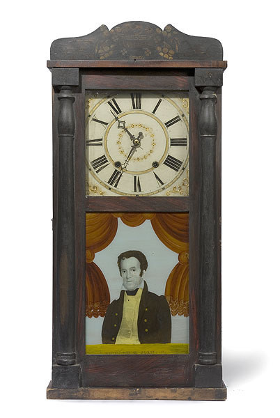 Luman Watson, Cincinnati Shelf Clock — Antique Clocks Price Guide