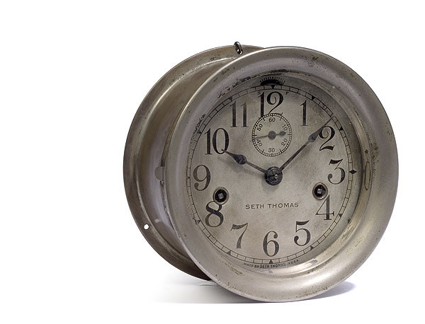 Seth Thomas Ship's Clock, — Antique Clocks Price Guide