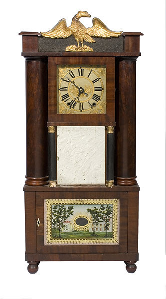 E. & G.W. Bartholomew Hollow Column Clock, — Antique Clocks Price Guide