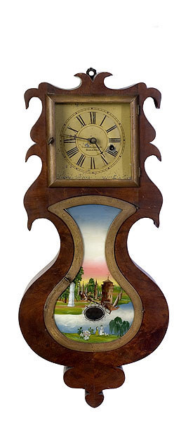 J.C. Brown & Co. Acorn Wall Clock, — Antique Clocks Price Guide