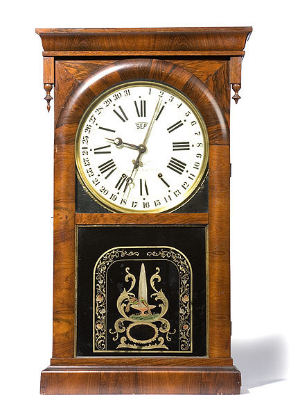 Ansonia Brass & Copper Co. Calendar Clock, — Antique Clocks Price Guide