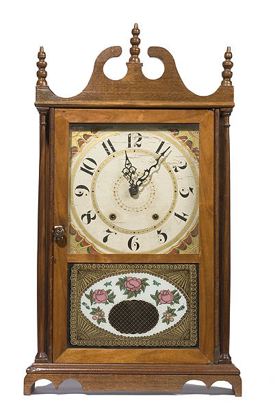 Terry Patent Wooden Works Pillar & Scroll Clock, — Antique Clocks Price Guide