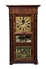 Eli Terry Jr. Carved Half Column Triple Decker Clock,