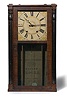 Samuel Terry Wooden Works Half Column Shelf Clock,