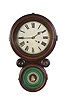 Ingraham & Co. Mahogany Drop Regulator Wall Clock,