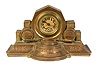 Bronzed Desk Novelty Clock Commemorating 50th Anniversary of Speidel Grocery Co.,