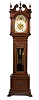 Mahogany Tall Case Clock Attributed to Durfee,