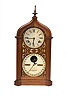 Ithaca Calendar Clock Co. Double Dial No. 9 Shelf Cottage Clock,