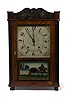 Eli Terry Jr. Wooden Works Quarter Column Shelf Clock,