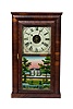 Scarce Terry & Andrew Mahogany Shelf Clock,