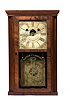 Silas B. Terry Rosewood Long Drop Regulator Cl Massachusetts Cherry Tall Case Clock,