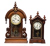 Uncatalogued Lot: Two American Victorian Shelf Clocks,