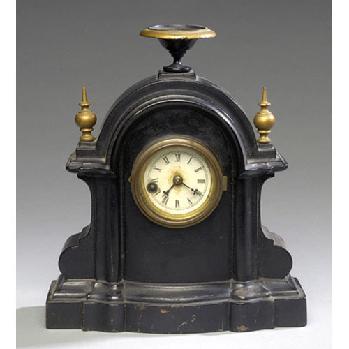 Scarce Dated 1859 Iron Case Terry Clock, — Antique Clocks Price Guide