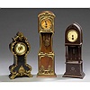 Three Small Wooden Novelty Clocks,