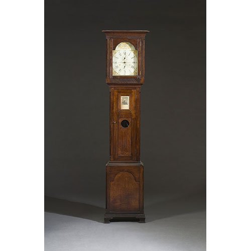 A. Hopkins, Litchfield, Conn. Cherry Tall Case Clock, ca 1815, — Antique Clocks Price Guide