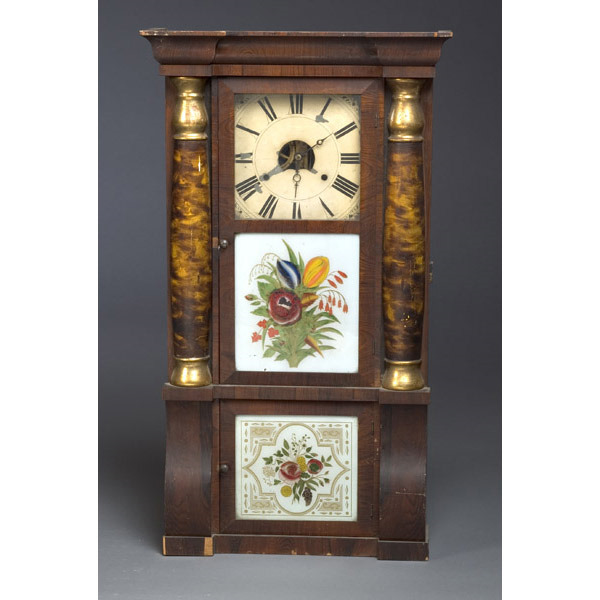 Seth Thomas Triple-Decker Eight-Day Clock, — Antique Clocks Price Guide