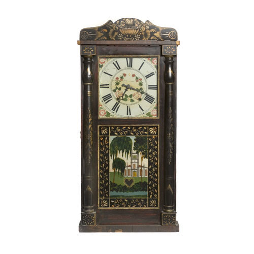 Cincinnati, Ohio Shelf Clock by Luman Watson, — Antique Clocks Price Guide