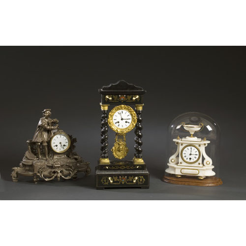 English Fusee Brass Skeleton Clock, — Antique Clocks Price Guide