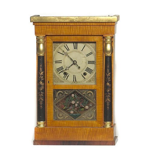 Jeromes & Darrow Bristol Ct. Shelf Clock, — Antique Clocks Price Guide