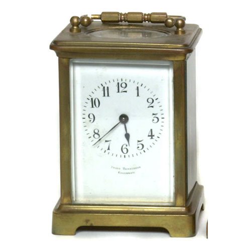 Frank Herschede Carriage Clock, — Antique Clocks Price Guide