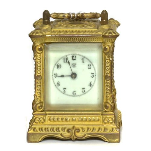 Waterbury Carriage Clock, — Antique Clocks Price Guide