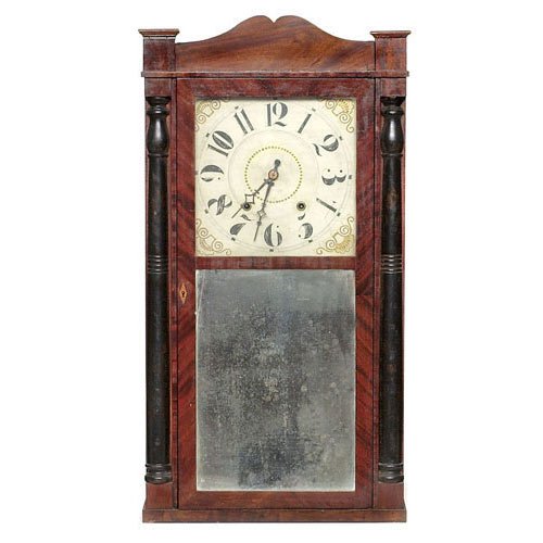 George Marsh & Co. Farmington Ct. Shelf Clock, — Antique Clocks Price Guide