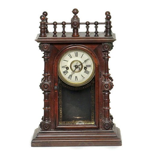 Welch Patti Shelf Clock, — Antique Clocks Price Guide