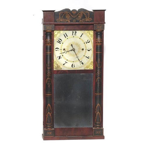 Luman Watson Cincinnati Ohio Shelf Clock 30-hour time and strike, — Antique Clocks Price Guide
