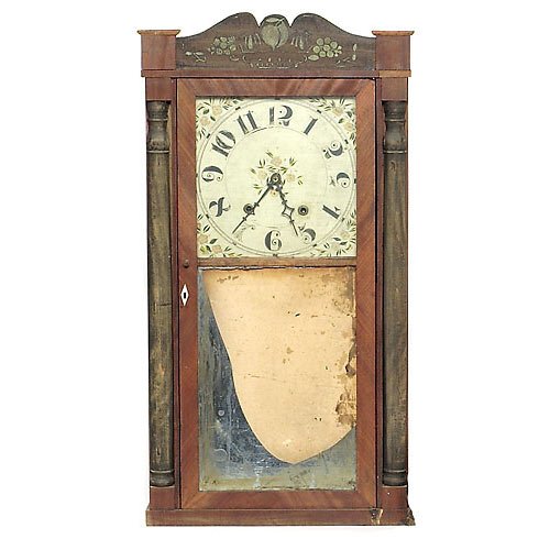 Luman Watson Cincinnati Ohio Shelf Clock, — Antique Clocks Price Guide