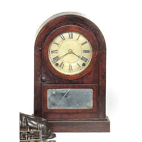 Seth Thomas Thomaston Ct. Dome Top Shelf Clock, — Antique Clocks Price Guide