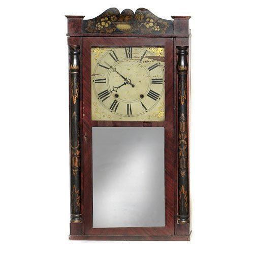 George Marsh & Co. Farmington Ct. Shelf Clock, — Antique Clocks Price Guide
