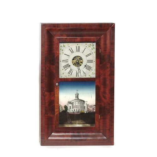 Pritchard and Holden, Dayton, Ohio Ogee Shelf Clock — Antique Clocks Price Guide