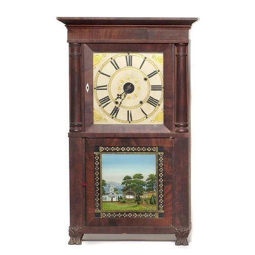 Riley Whiting Ct. Alarm Shelf Clock, — Antique Clocks Price Guide