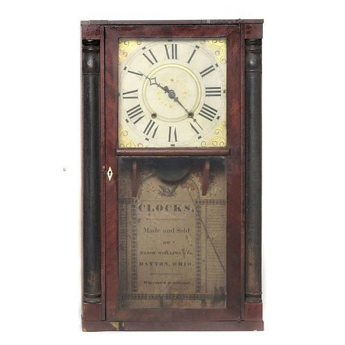 Marsh, Williams and Co. Dayton Ohio Shelf Clock, — Antique Clocks Price Guide