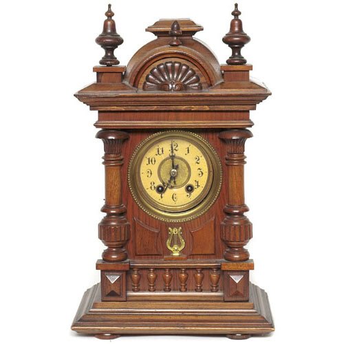 Rare Music Box Clock, — Antique Clocks Price Guide