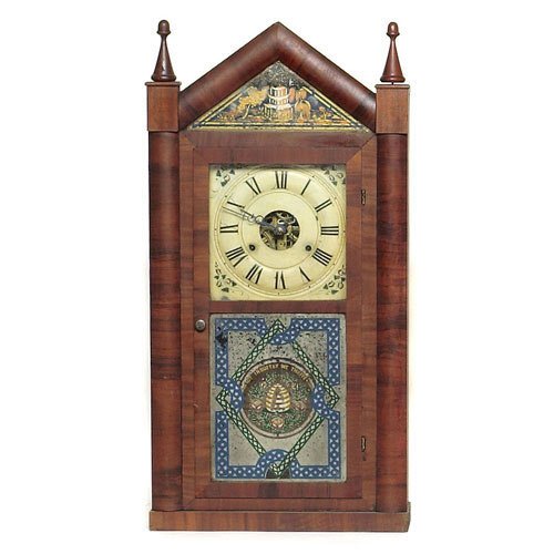 Rare Gothic Variant E. Blakeslee Cincinnati Shelf Clock, — Antique Clocks Price Guide