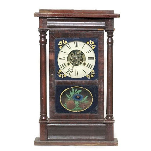 A. Imbory Cleveland Ohio Four Column Clock, — Antique Clocks Price Guide