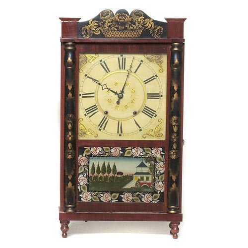 Rare Caleb West Dayton Ohio Shelf Clock, — Antique Clocks Price Guide