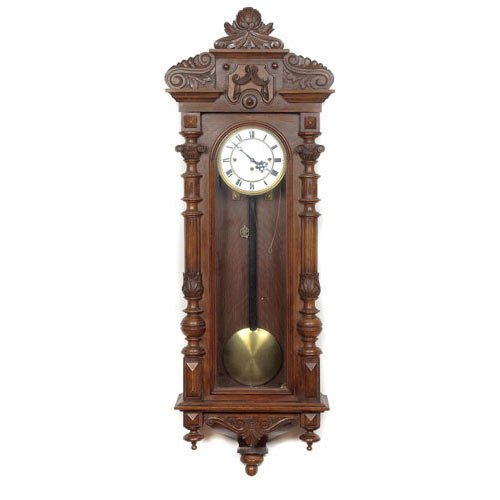 Vienna Regulator Wall Clock, — Antique Clocks Price Guide