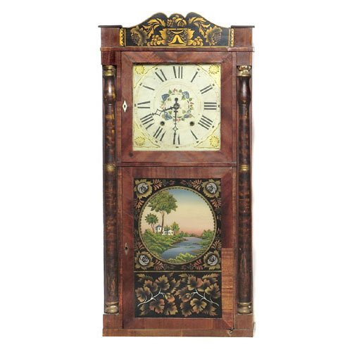 George Marsh & Co. Farmington Ct. Shelf Clock, — Antique Clocks Price Guide