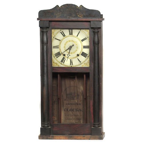 Luman Watson Cincinnati Ohio Shelf Clock, — Antique Clocks Price Guide