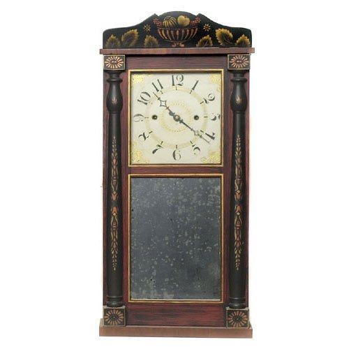 Luman Watson Cincinnati Ohio Shelf Clock 30-hour time and strike, — Antique Clocks Price Guide