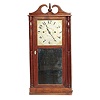 Luman Watson Cincinnati Ohio Shelf Clock cherry case. 30-hour time and strike,