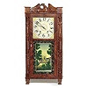 Fine Marsh, Gilbert, & Co. Farmington Ct. Shelf Clock, 8-day time and strike, weight-driven, wooden works.