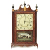 E. Terry & Sons Plymouth Ct. Pillar and Scroll Clock,