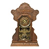 U.S.S. Maine Pressed Oak Ingraham Shelf Clock,