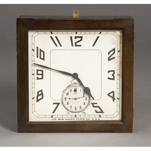 New Haven Wall Clock, — Antique Clocks Price Guide