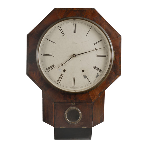 Chauncey Jerome Schoolhouse Clock, — Antique Clocks Price Guide