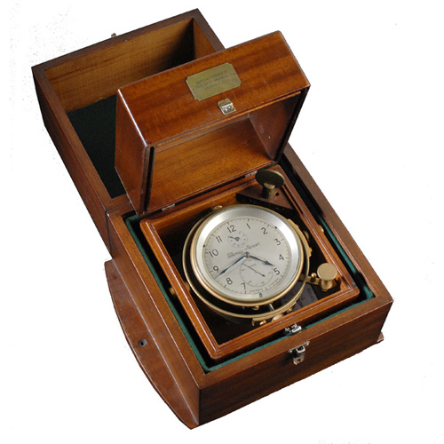 Double Cased Thomas Mercer Marine Chronometer, — Antique Clocks Price Guide