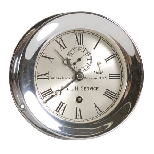 Chelsea U.S. Lighthouse Service Clock, — Antique Clocks Price Guide